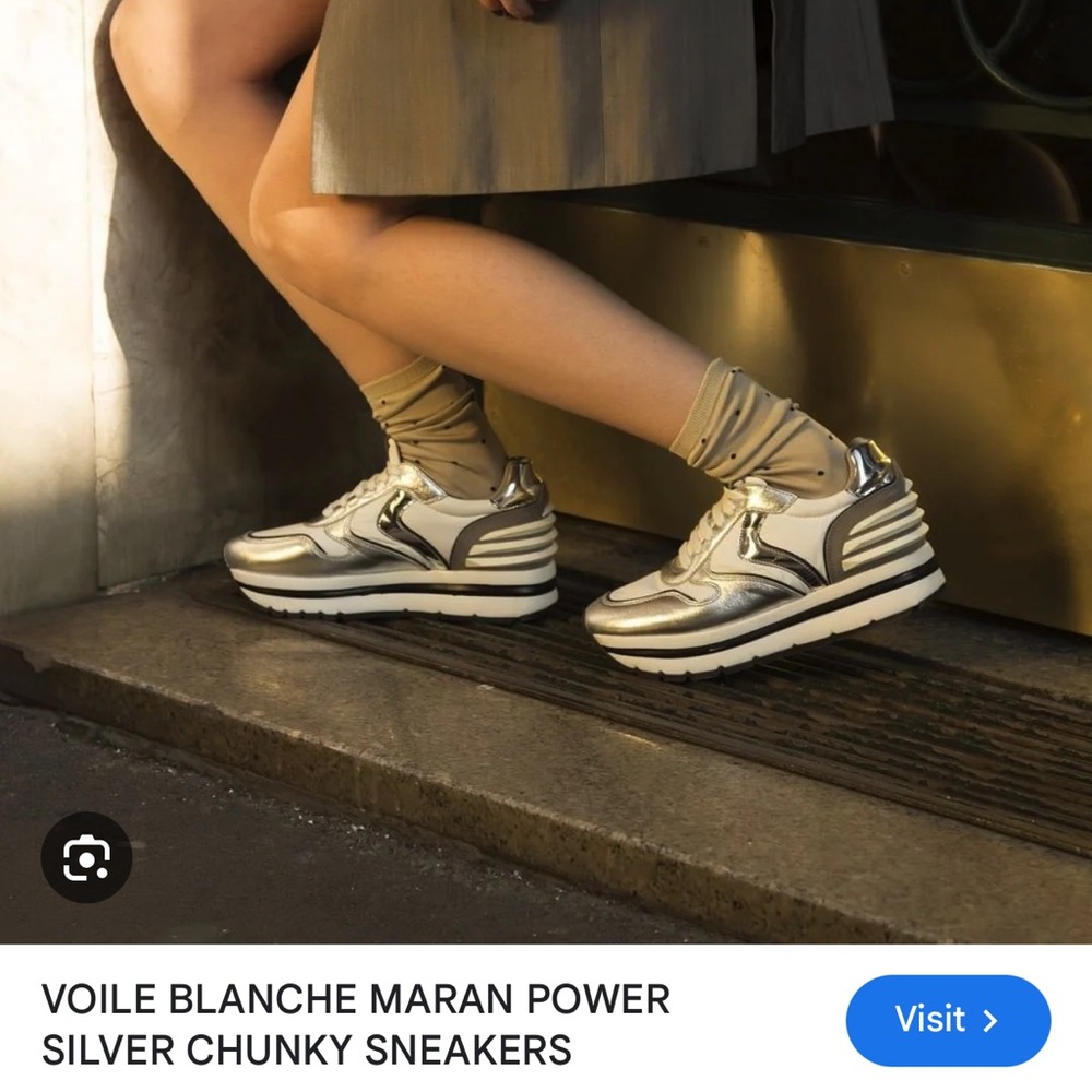 Voile Blanche Maran metallic sneakers - Picture 14 of 14